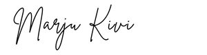 Marju Kivi signature