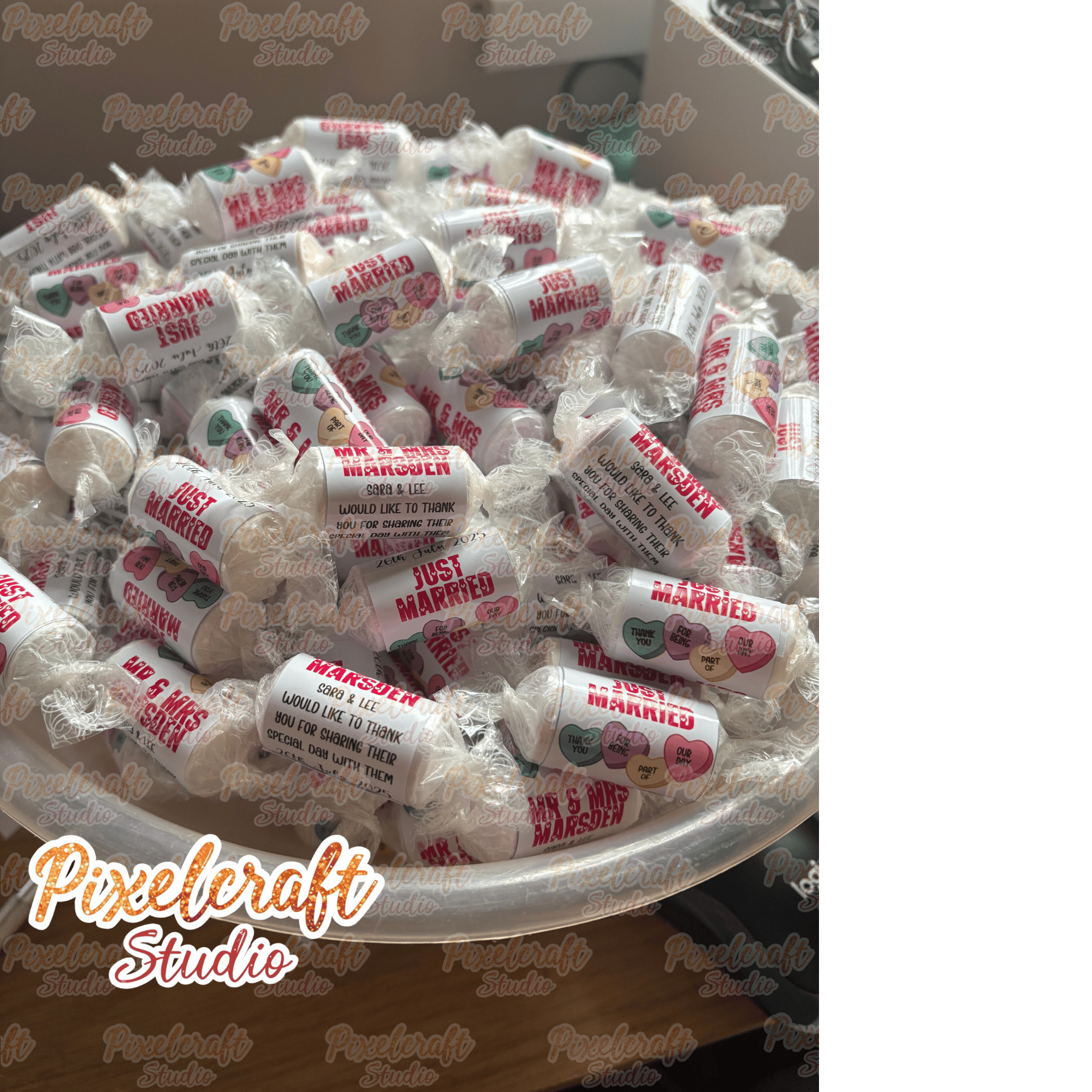 Candy heart wrapper template - Payhip