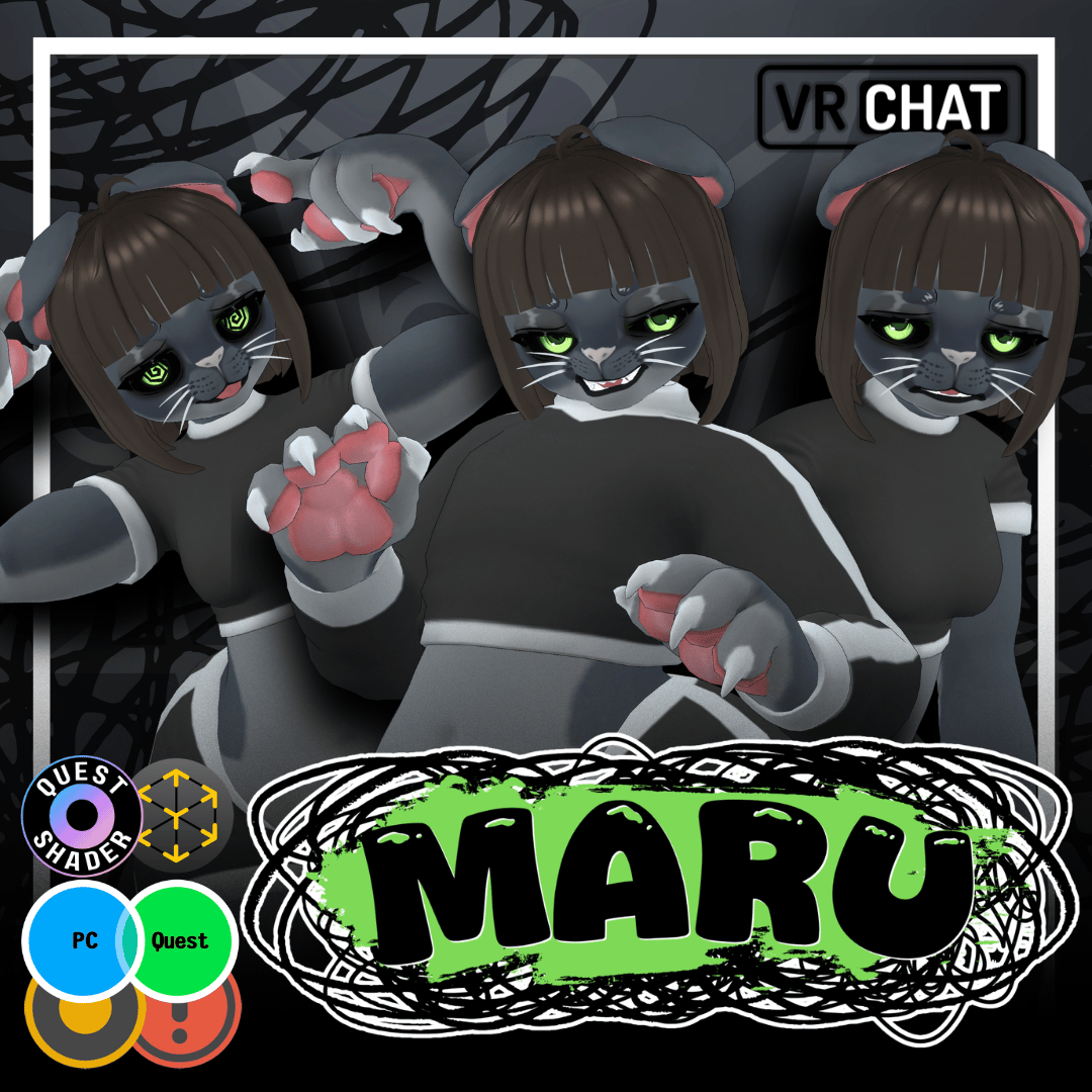 Maru 【PC/Quest/IOS + ARKit Face Tracking】