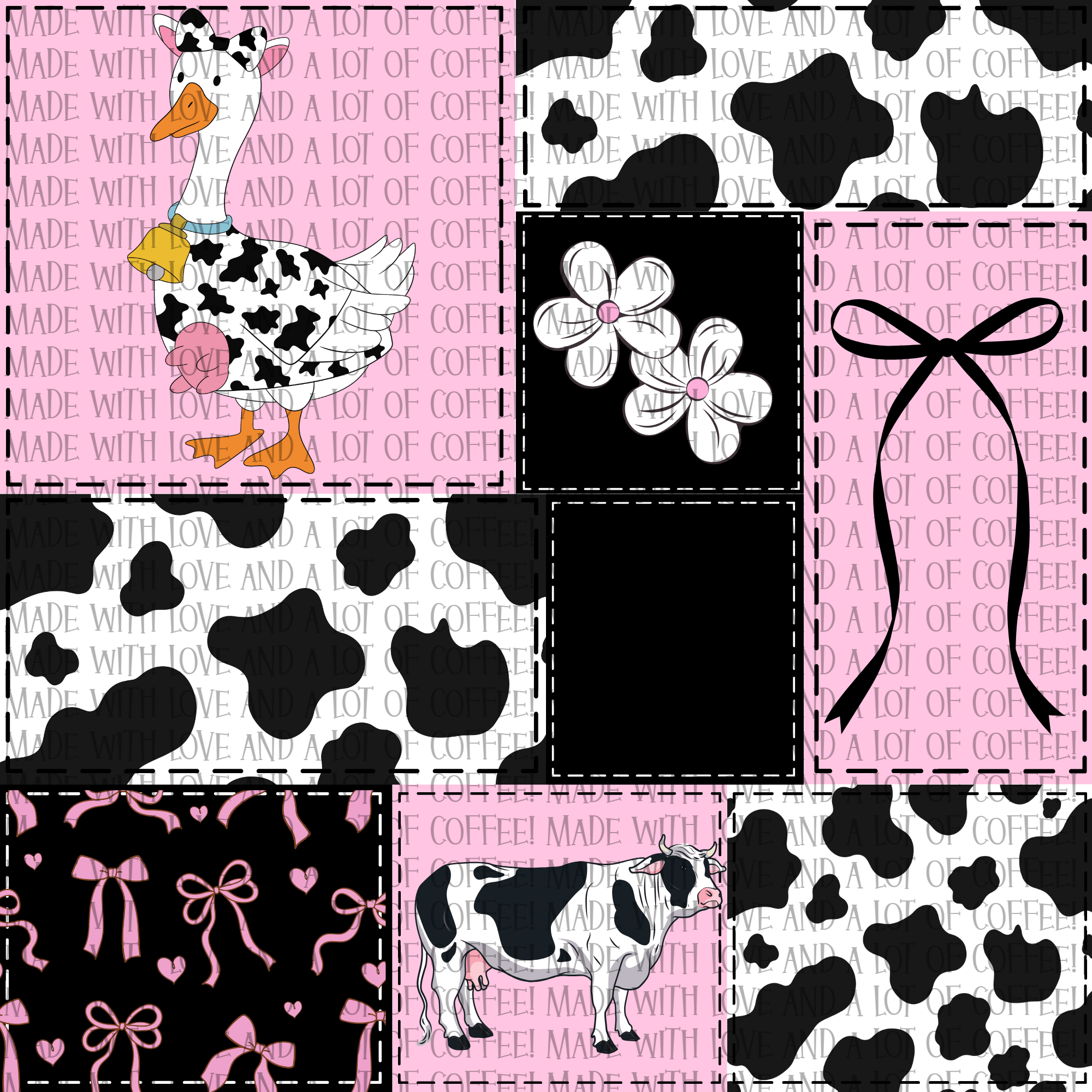 Silly goose cow seamless - Payhip
