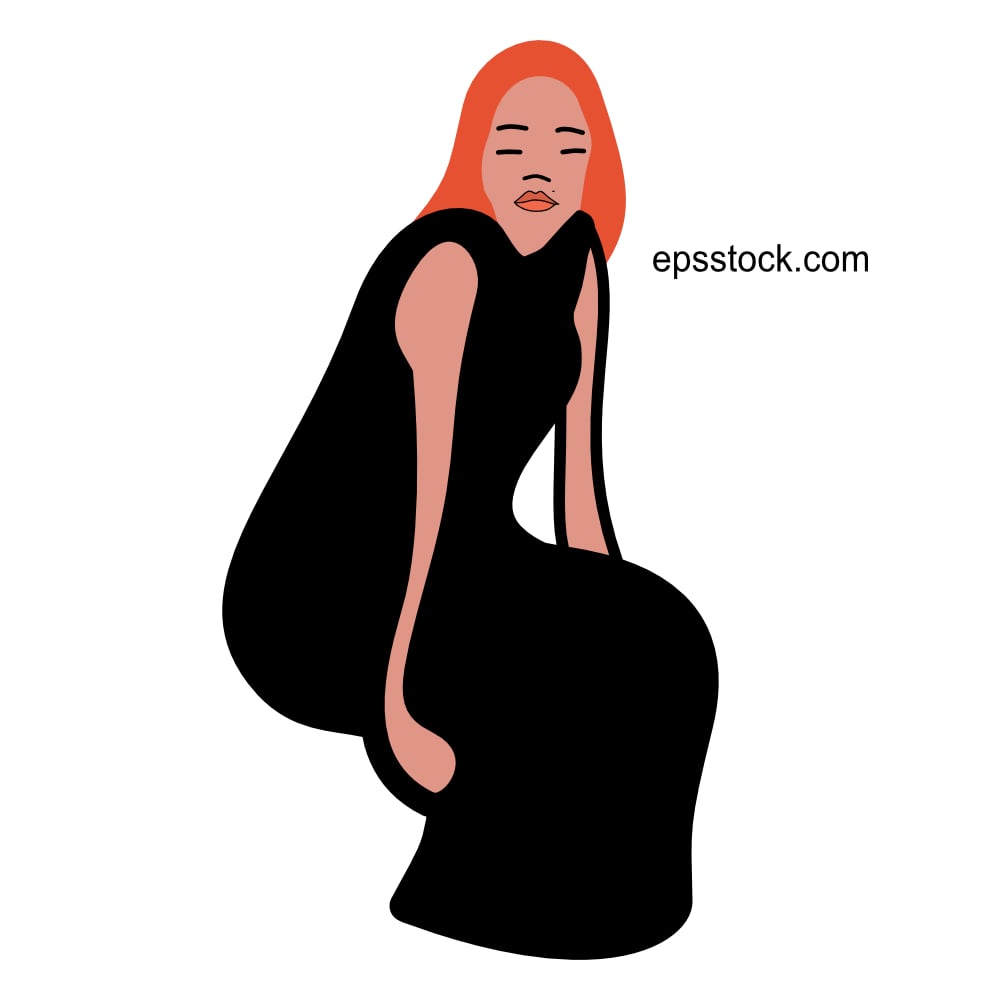 Portrait of a woman on a bench