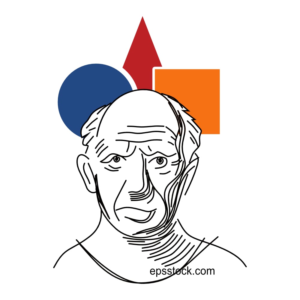 Pablo Picasso portrait