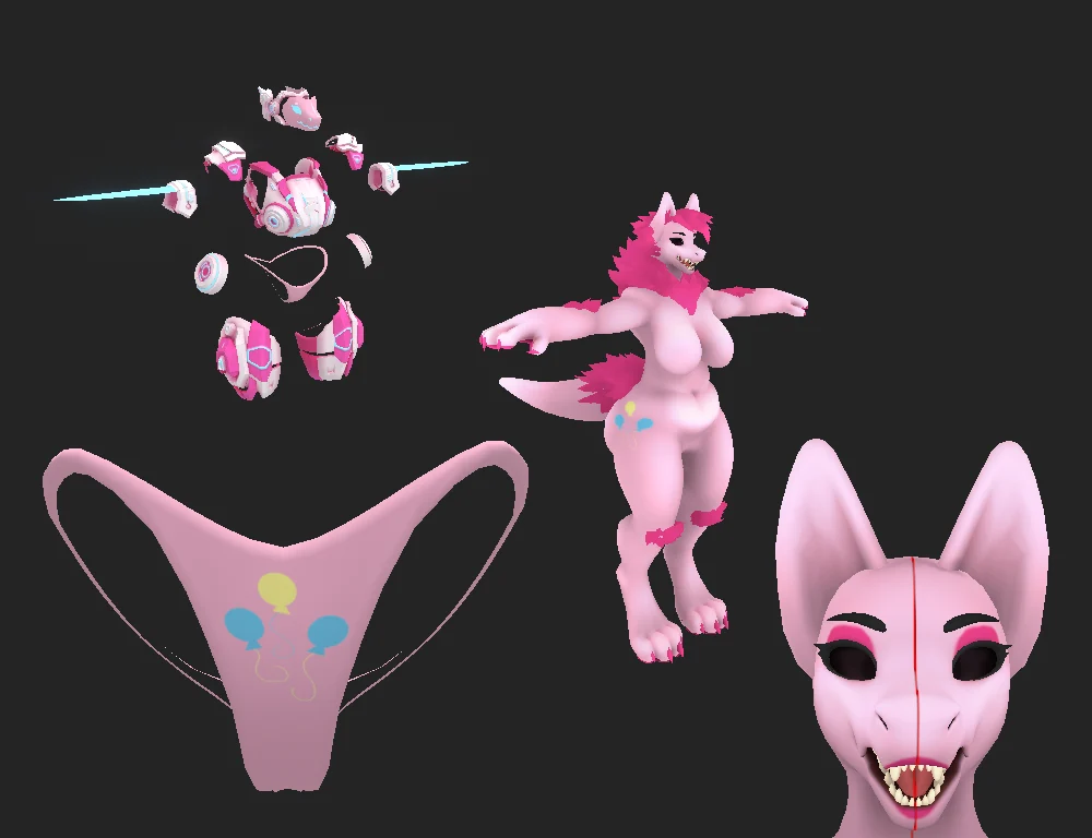 Pinkie Pie Inspired Mama-Gen Textures (SFW/NSFW/Maternity)