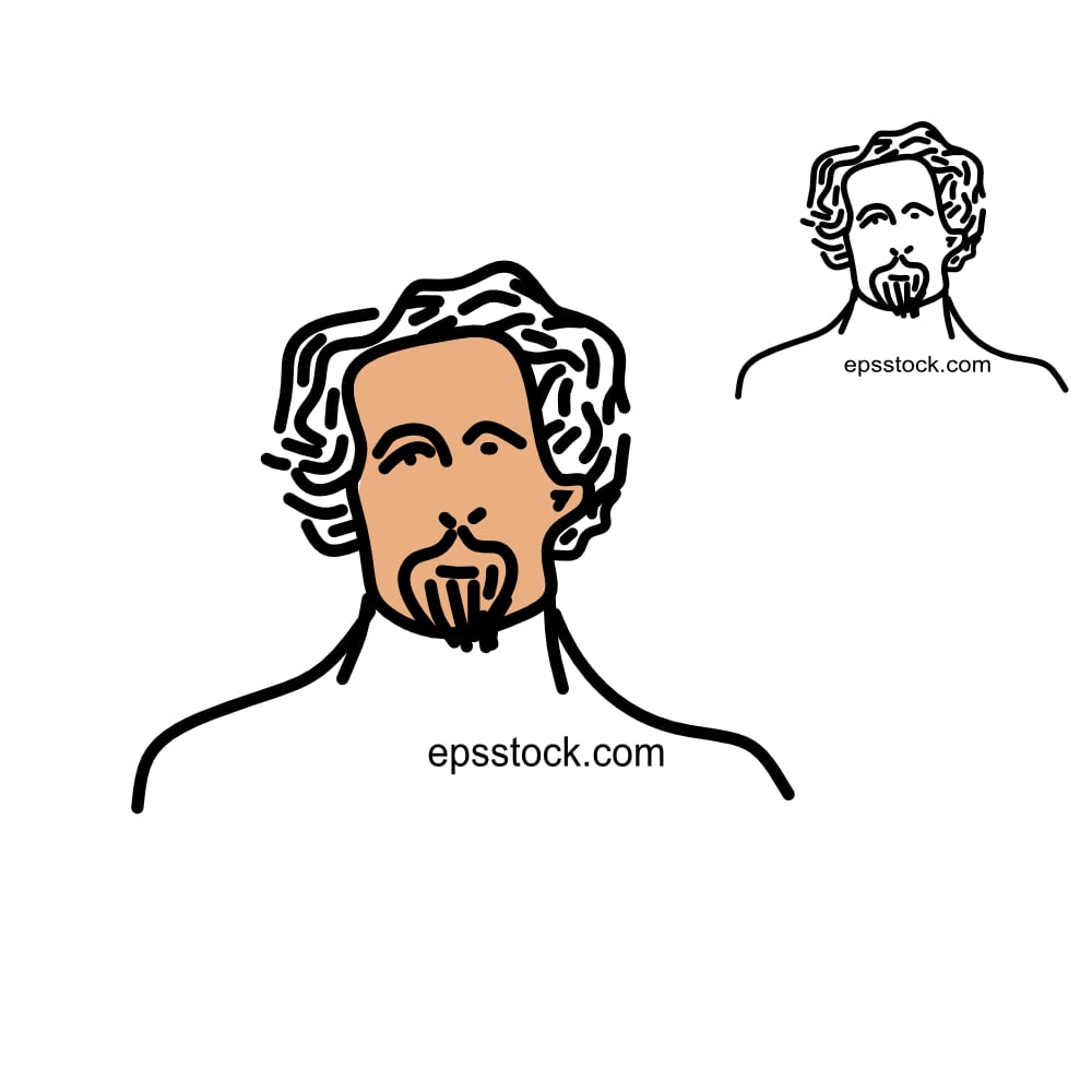 Charles Dickens portrait