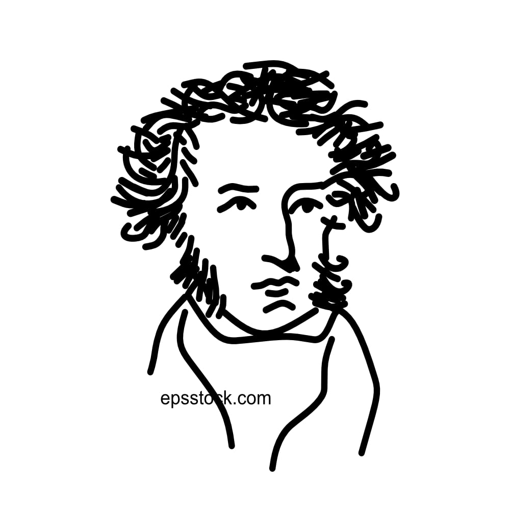 Portrait of Alexander Pushkin