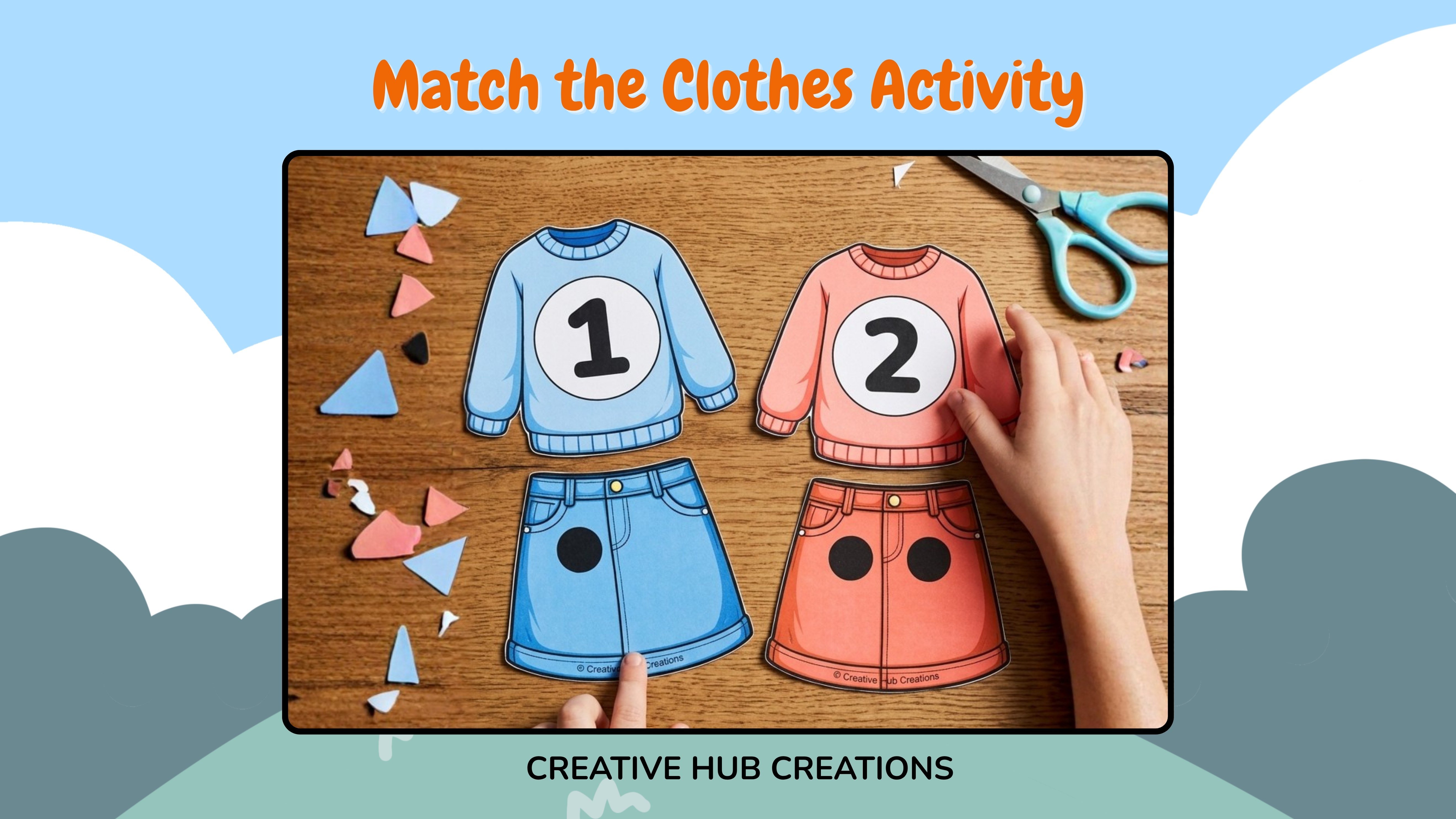 Match the Clothes Activity - Payhip