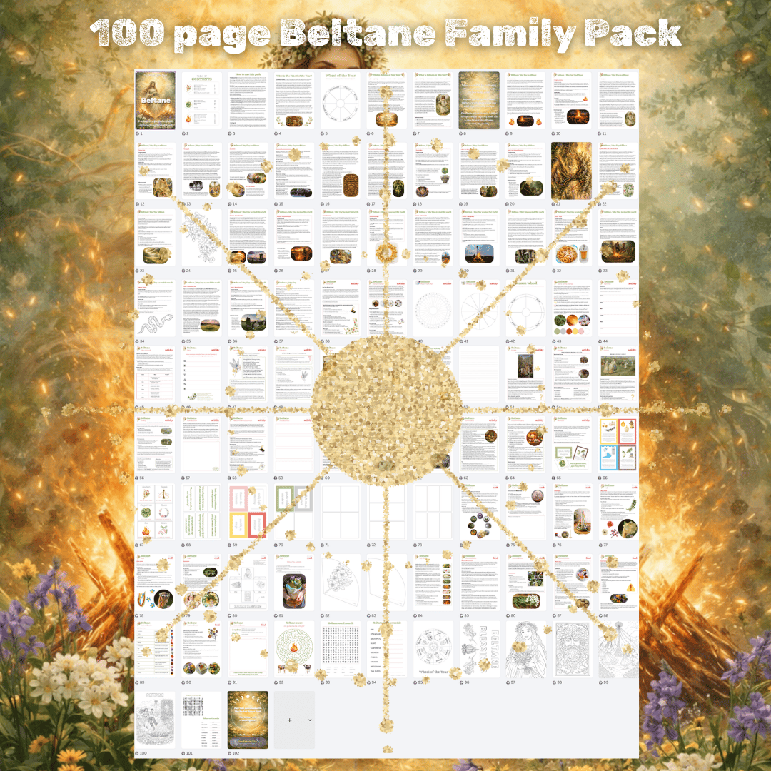 What is Beltane? | May Day | printable pack digital download | Dartmoor Kin