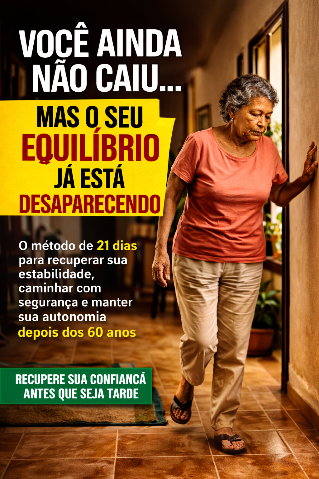 equilíbrio idosos,evitar quedas,idosos 60+,estabilidade corporal,prevenção quedas,saúde idosos,exercícios idosos,mobilidade idosos,autonomia idosos,confiança ao caminhar,equilíbrio corpo,quedas idosos casa,rotina idosos,exercícios casa idosos,envelhecimen