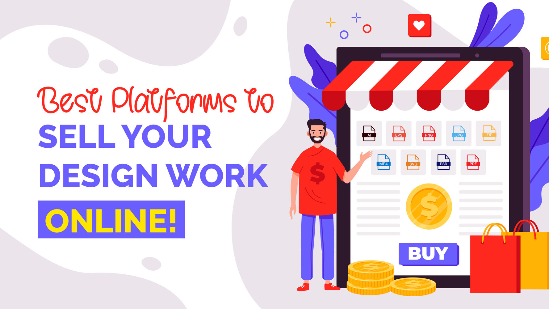 Best Platforms to Sell Your Design Work Online (Free Paid)
