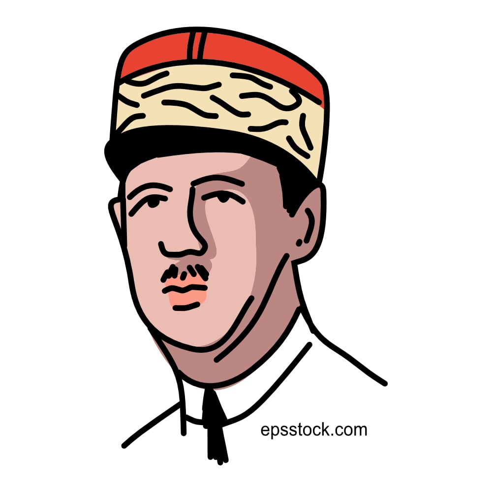 Charles de Gaulle portrait