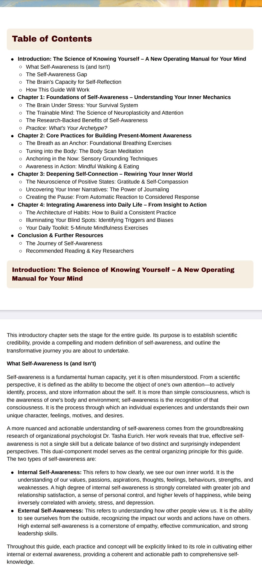 The Neuroscience of You An Interactive Guide to Self-Awareness