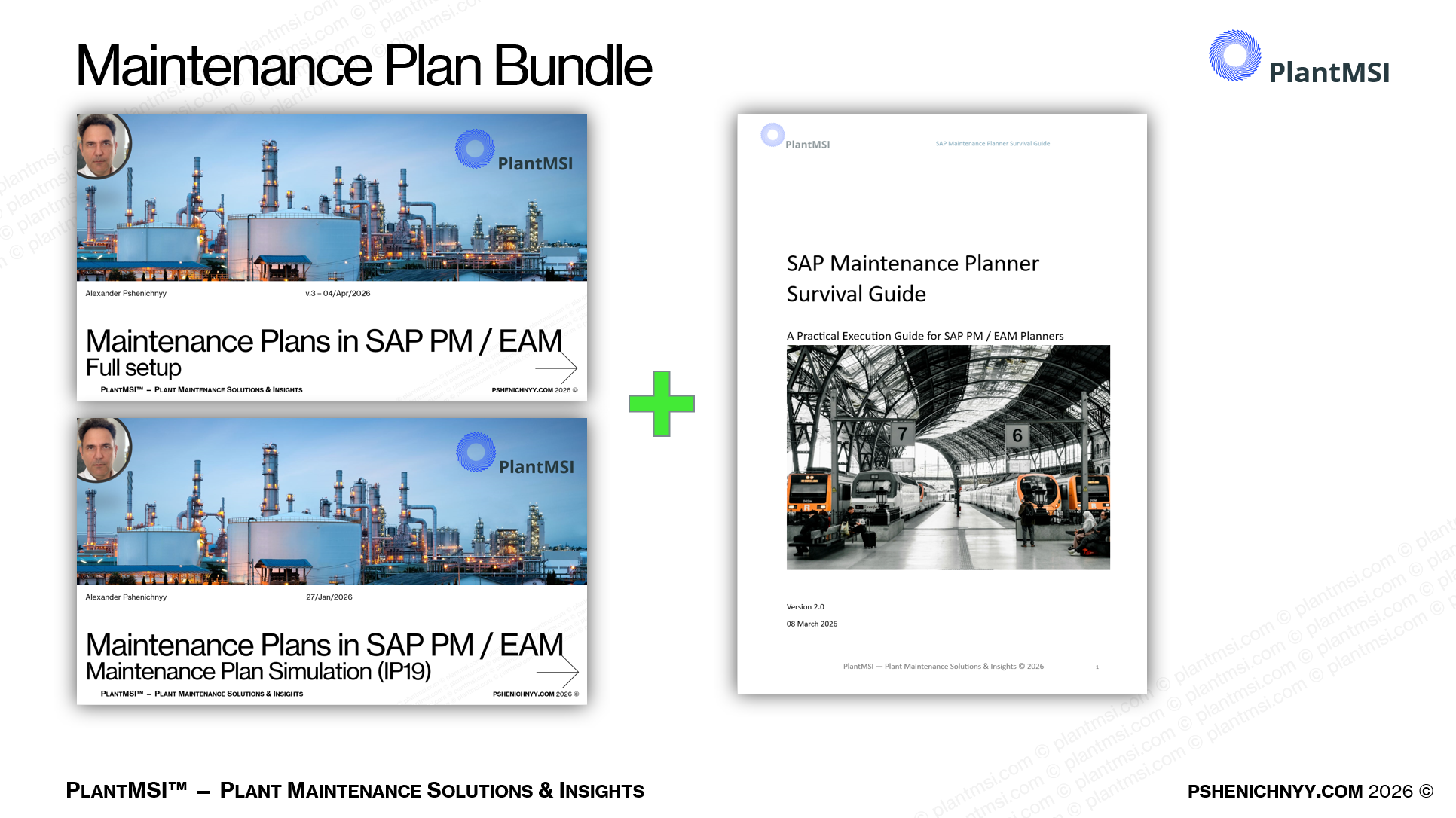 PlantMSI™ — Plant Maintenance Solutions & Insights - Payhip