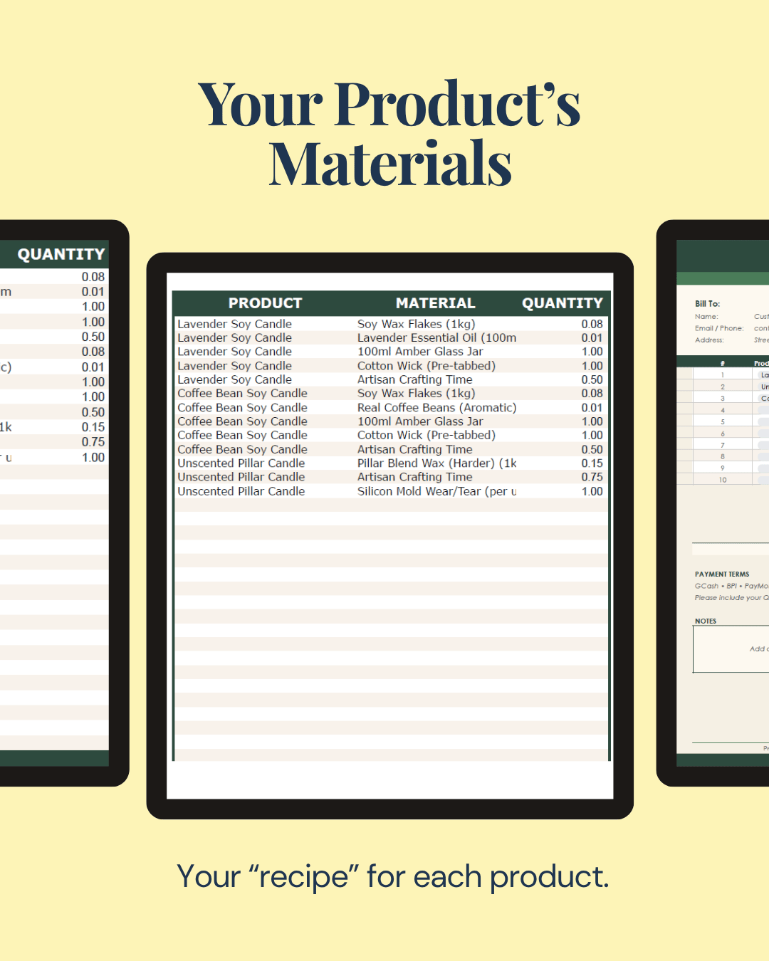 Makers Pricing Calculator Mockup