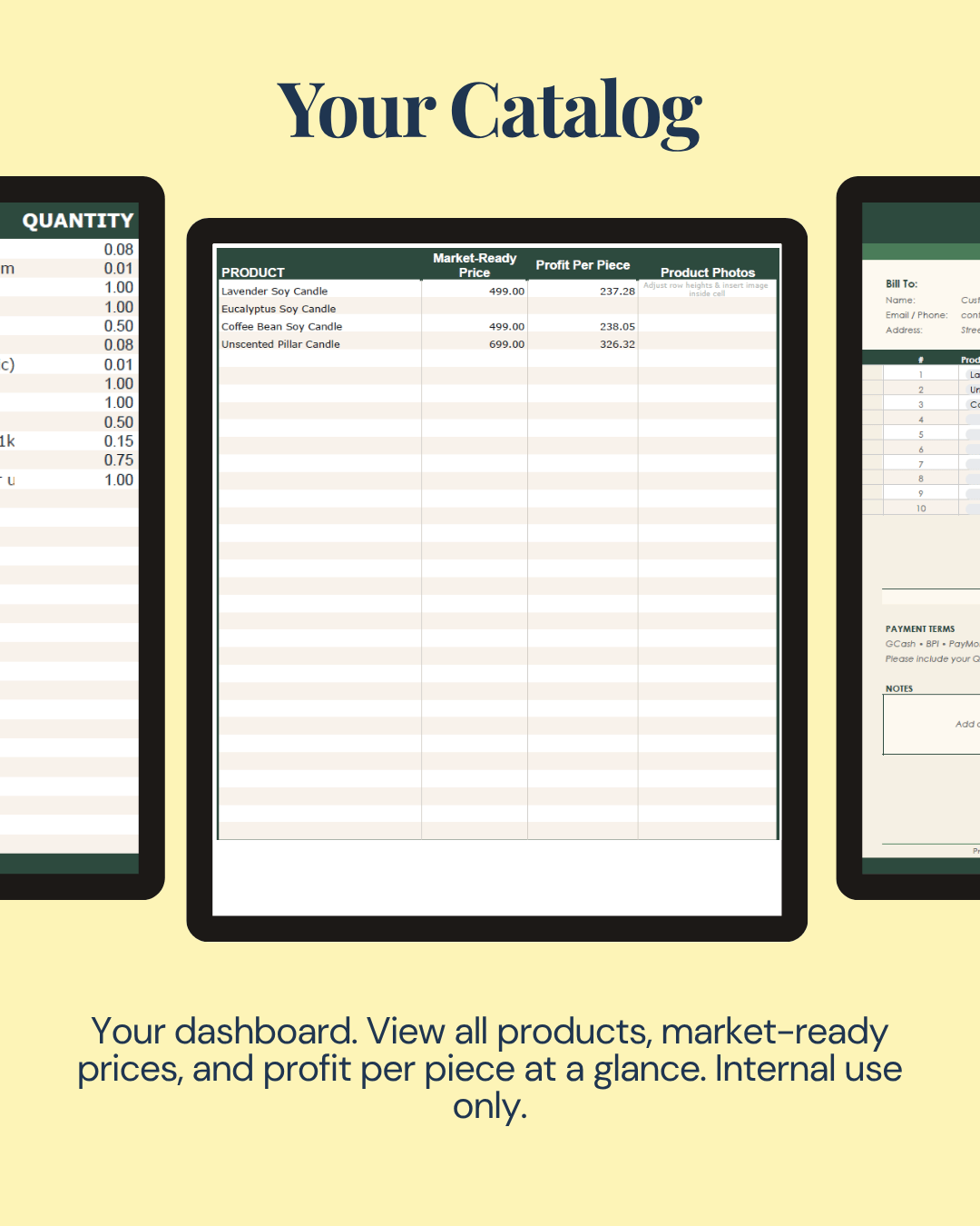 Makers Pricing Calculator Mockup