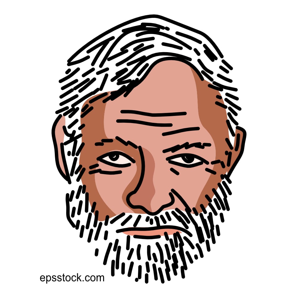 Ernest Hemingway portrait