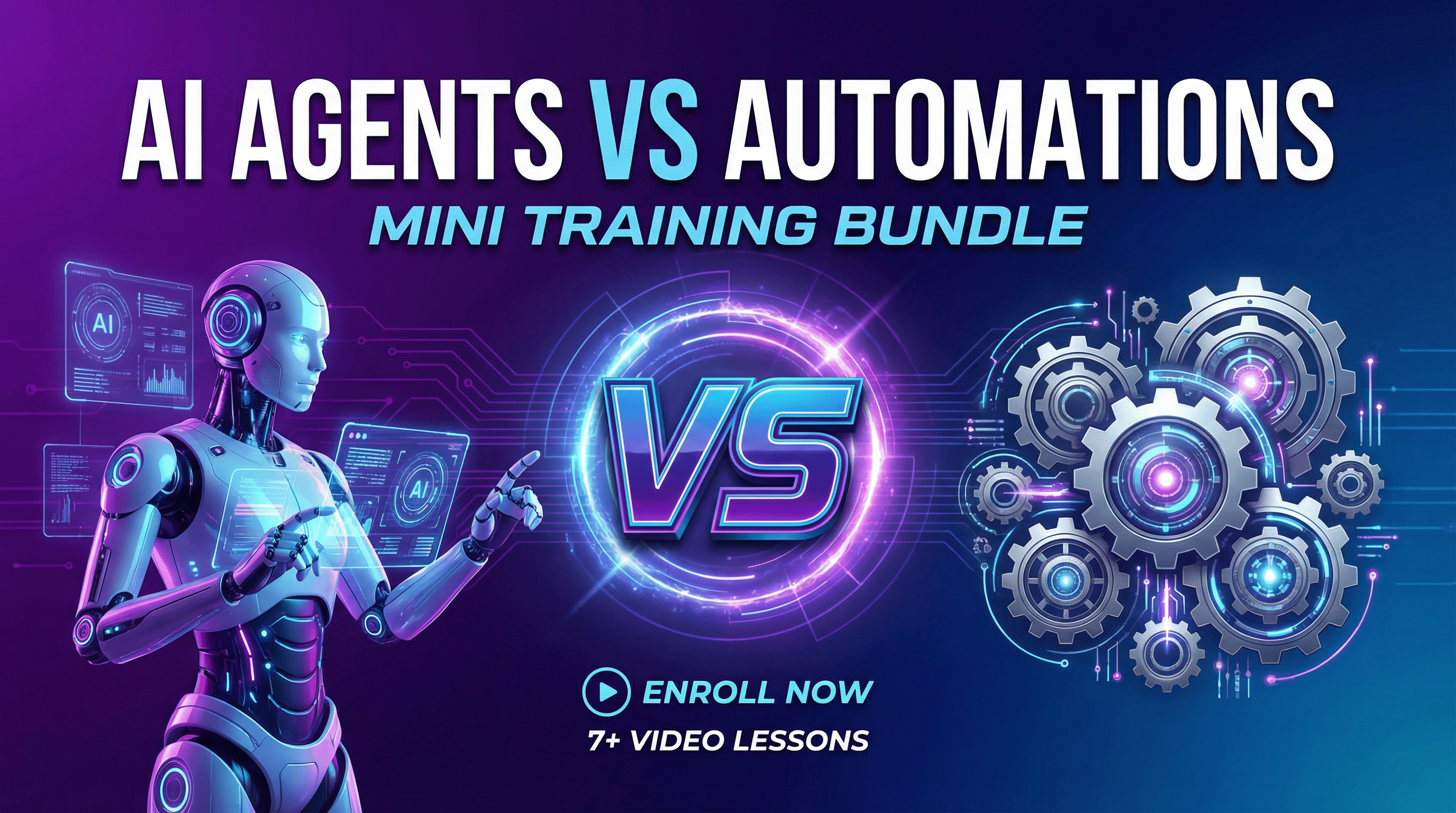 AI Agents vs. Automations Mini Training Bundle - Payhip