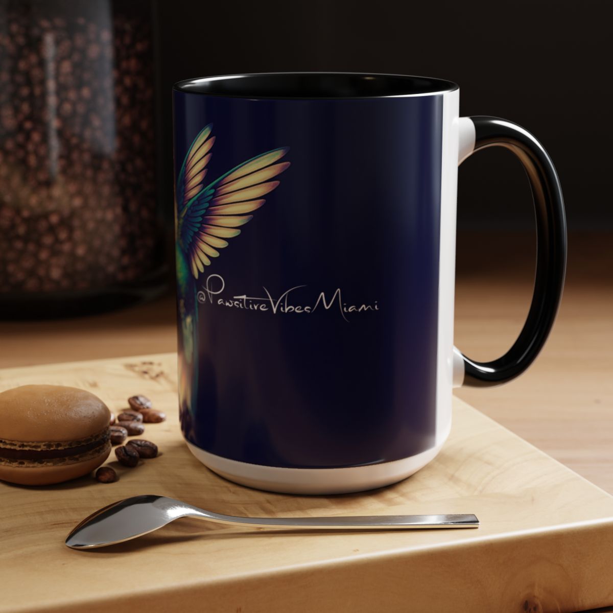 “Side angle of hummingbird illustration symbolizing love, memory, and gentle presence.”