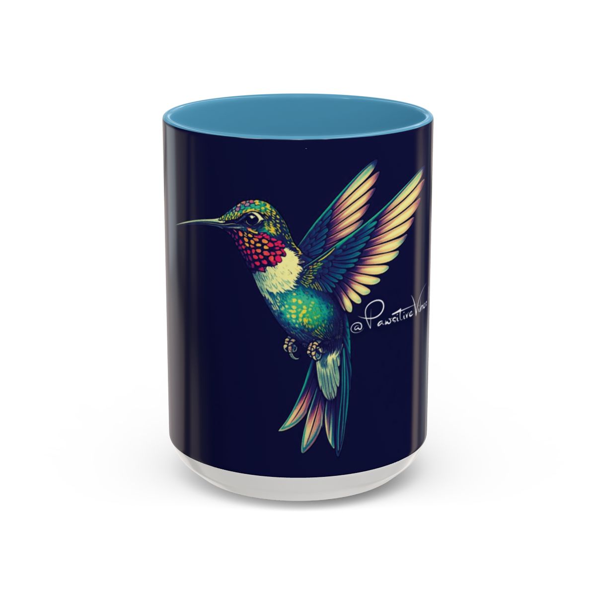 “Angled view of tribute hummingbird artwork in calming, nature‑inspired tones.”