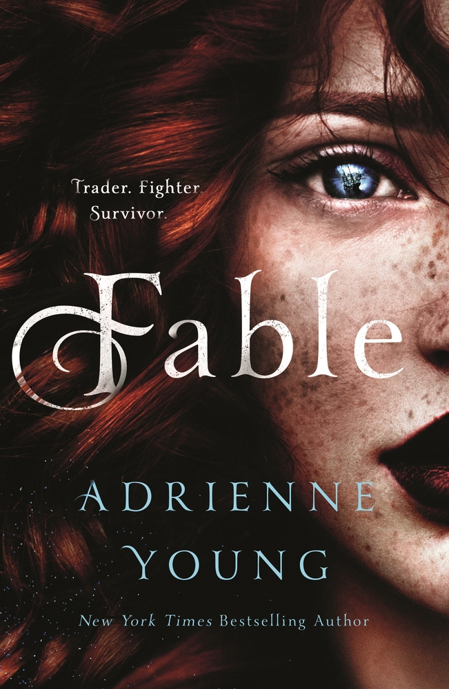 Novel Cover for "Fable", the first book in the book series "The World of the Narrows" written by Adrienne Young.