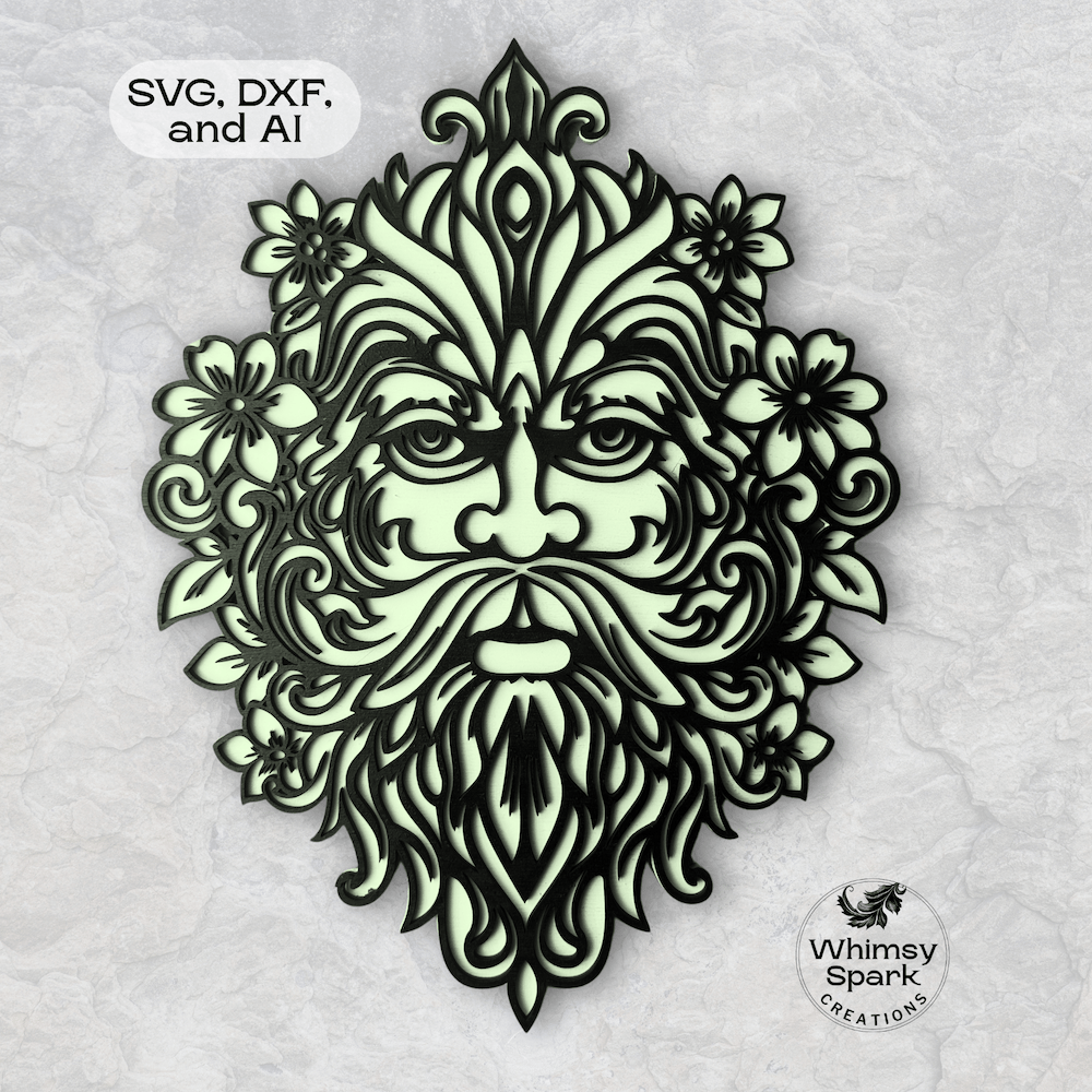 Greenman Laser Cut File SVG