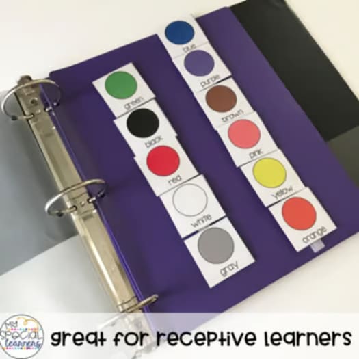 Student Work Binders for Special Education
