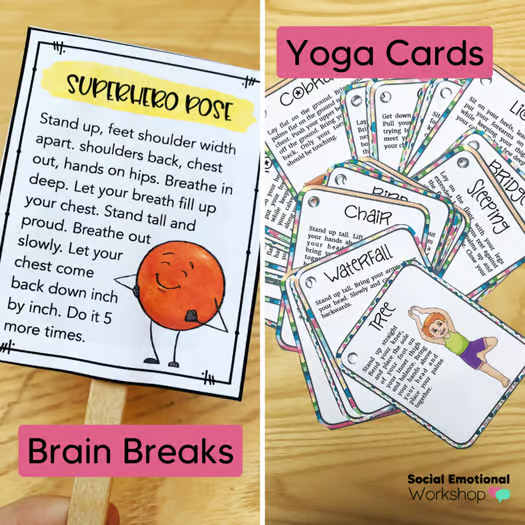 Classroom SEL & Emotional Regulation Tools: Calm Corner, Yoga, Break Breaks