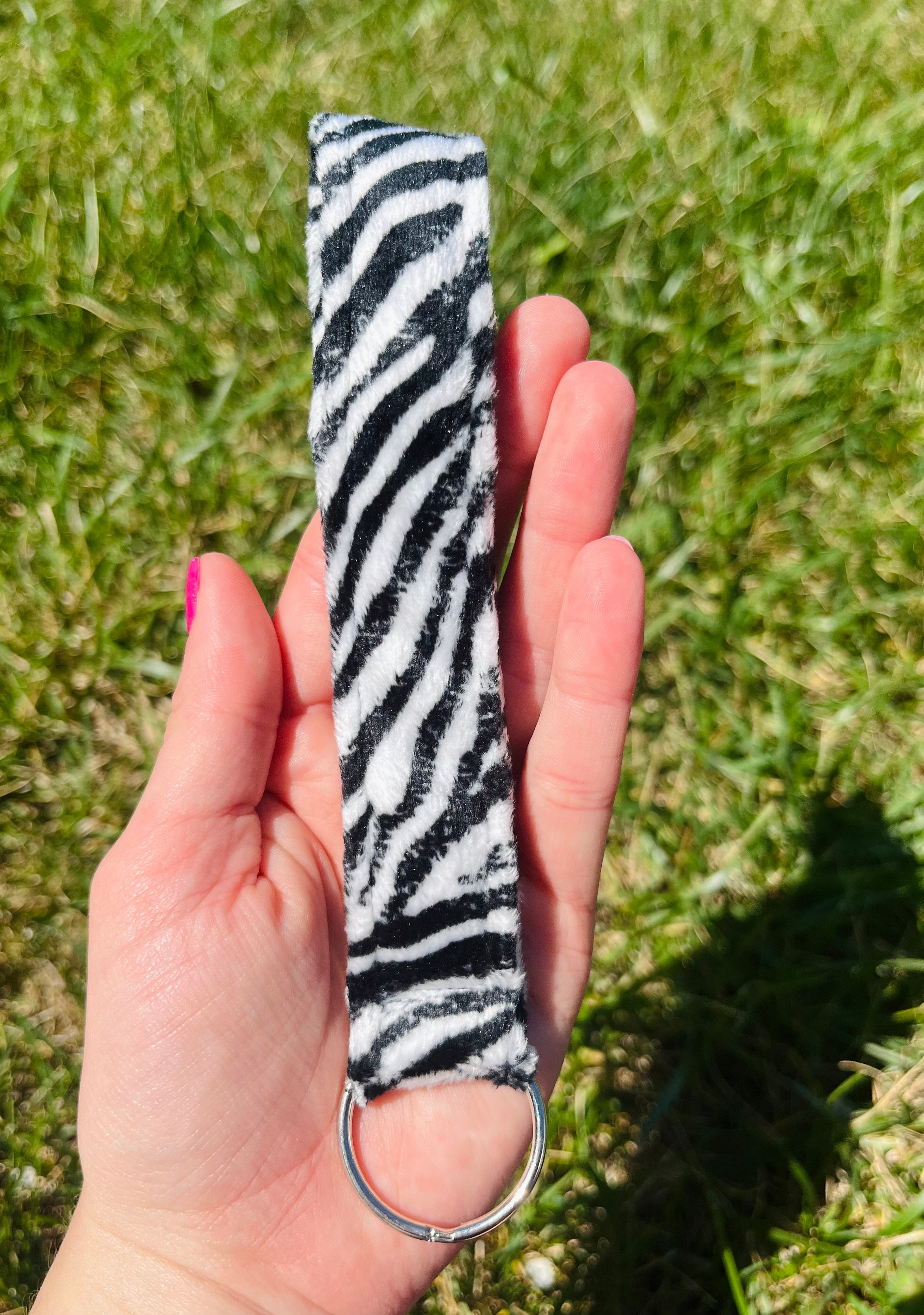 Soft Zebra Keychain - Payhip