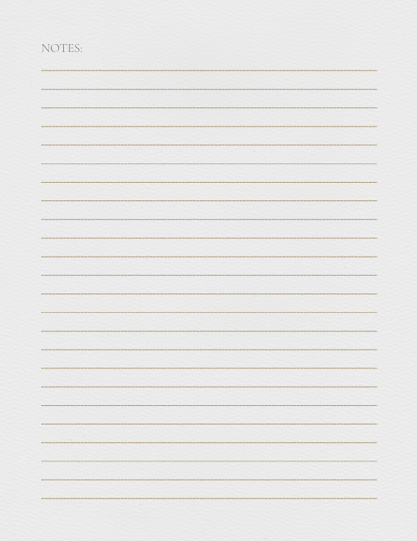 "Additional numbered page from daily journal – for continued tracking or notes."