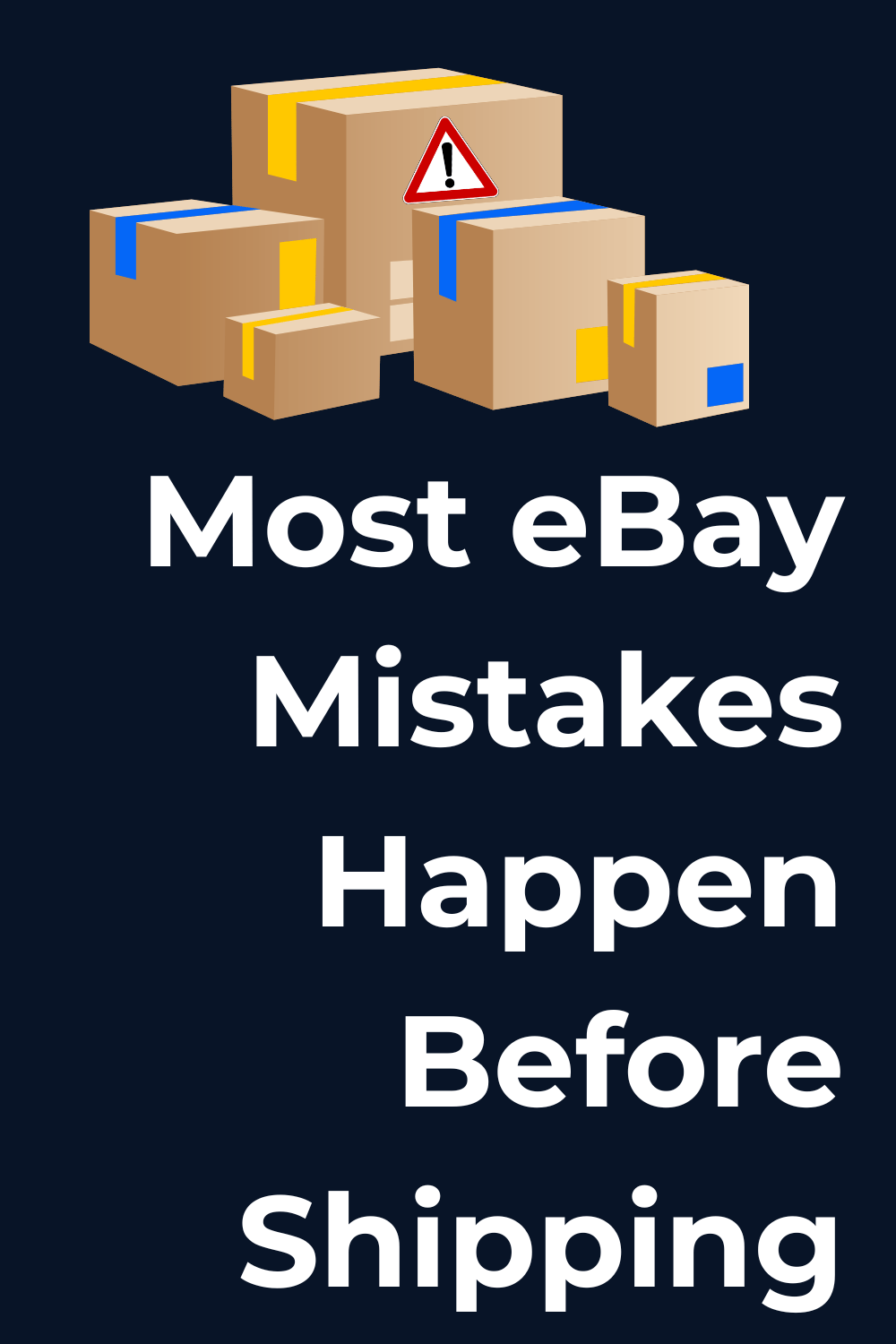 eBay pre-fulfillment red flags checklist showing common order verification mistakes before shipping