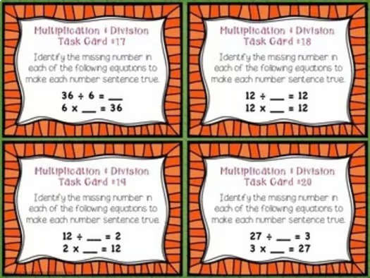 Multiplication Task Card Bundle | Differentiated Multiplication Practice
