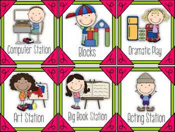 Literacy Station Rotation Cards