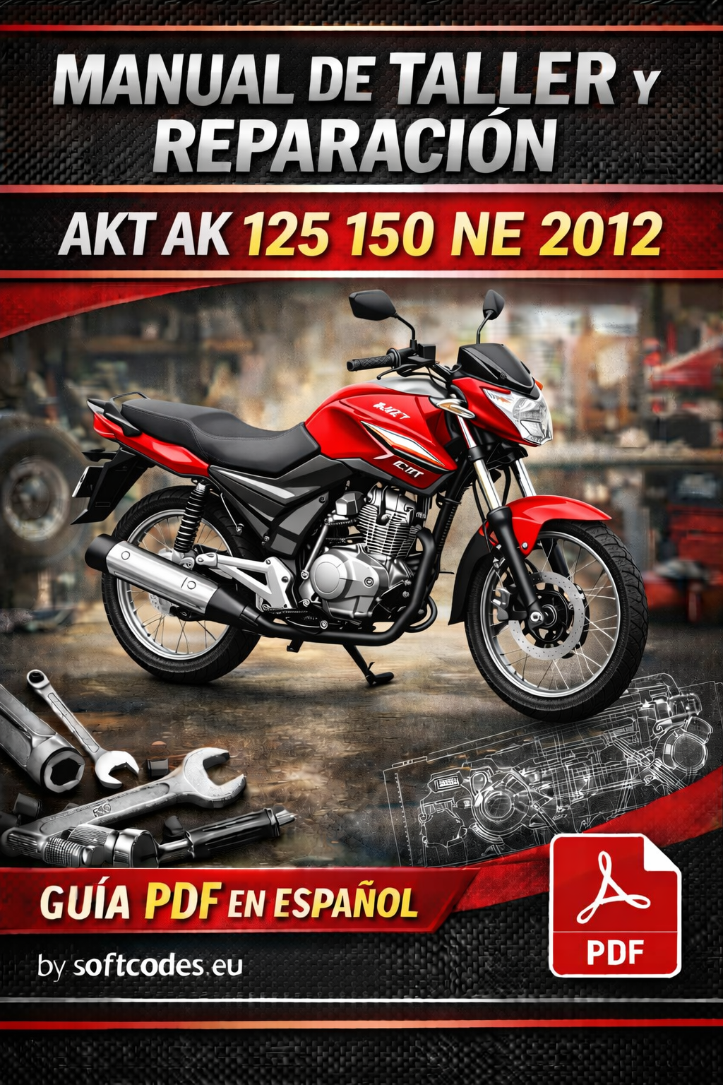 AKT AK 125 150 NE 2012 Workshop Repair Manual PDF
