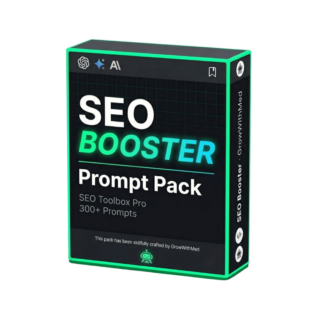 SEO Booster Prompt Pack: 300 AI Prompts to Rank #1 on Google & Drive Massive Organic Traffic