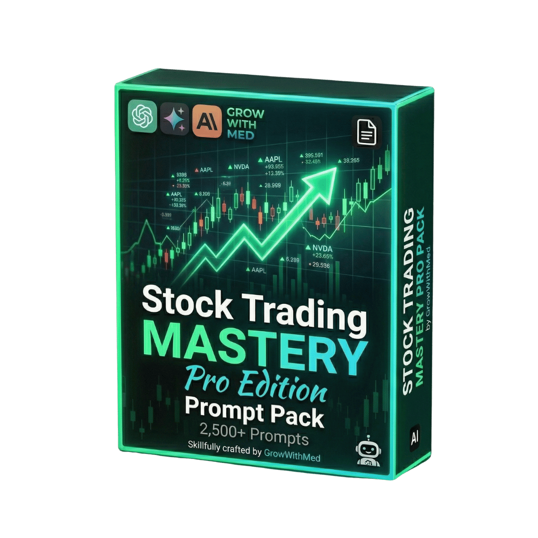 AI Stock Trading Mastery Prompt Pack: 2,500 AI Prompts to Trade Smarter, Manage Risk & Maximize Market Returns