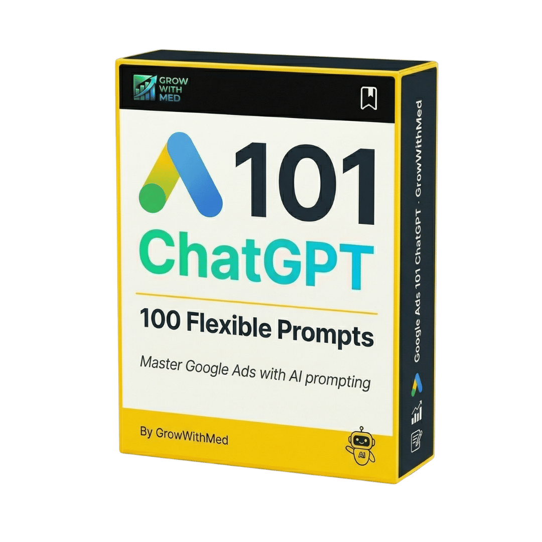 Google Ads 101 ChatGPT: 400 AI Prompts to Build High-Converting Ads, Master Retargeting & Maximize Your ROI