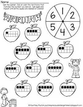Apple No Prep Printables