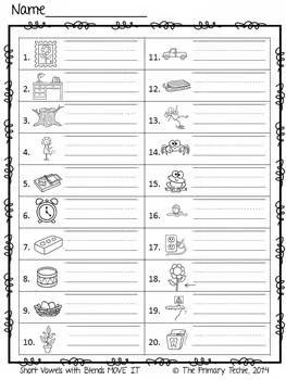Blends Move It! | Interactive Phonics Activity for Beginning Blends