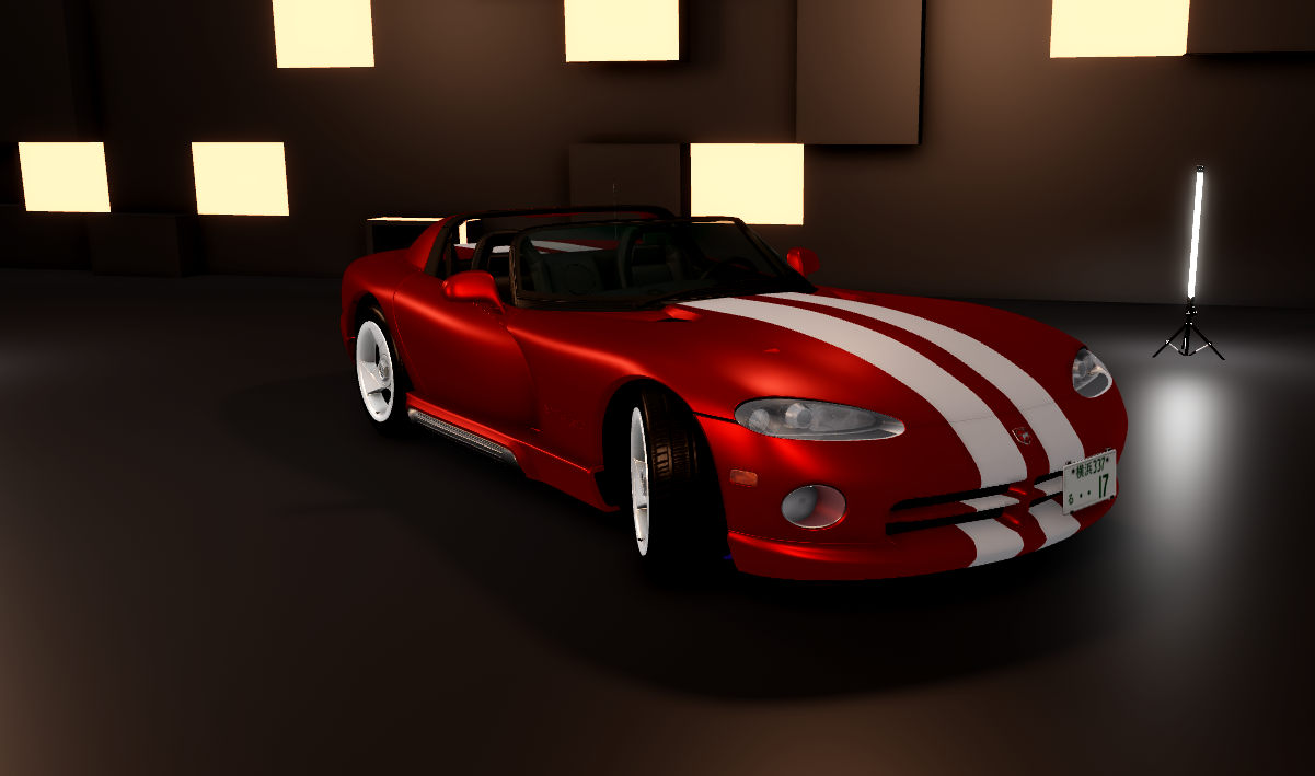 Roblox American supercar Dodge Viper RT-10