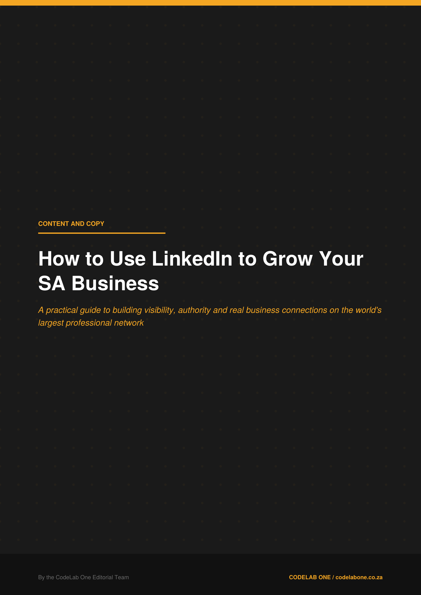 Linked Sa How to Use LinkedIn to Grow Your SA Business - Payhip