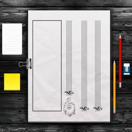 Create & Compose: Printable Blank Sheet Music Paper |