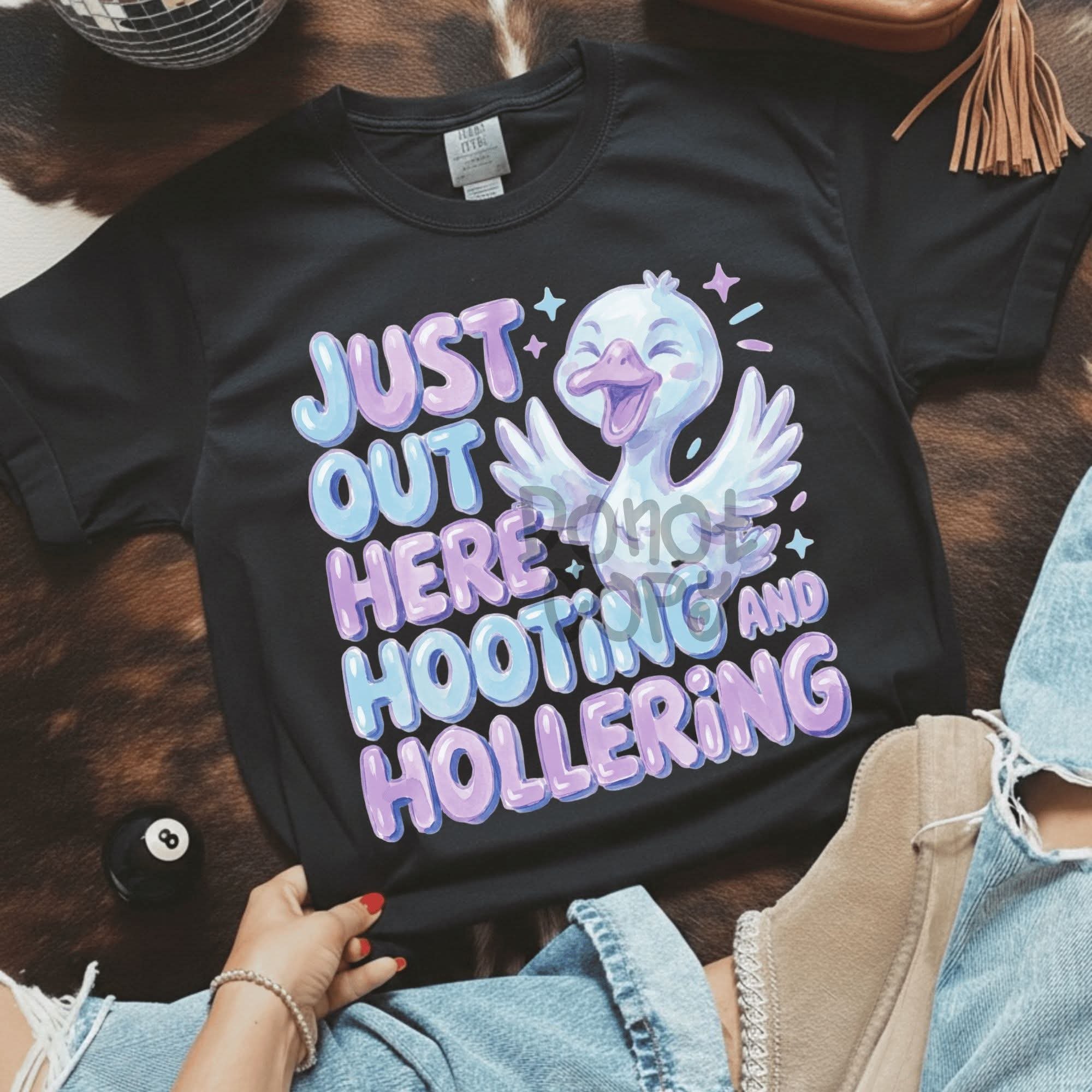 Just out here hooting and hollering goose - PNG digital file only ...