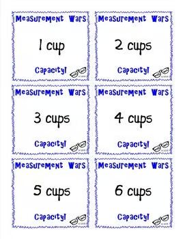 Capacity, Length and Mass (Weight): Measurement Wars Bundle!