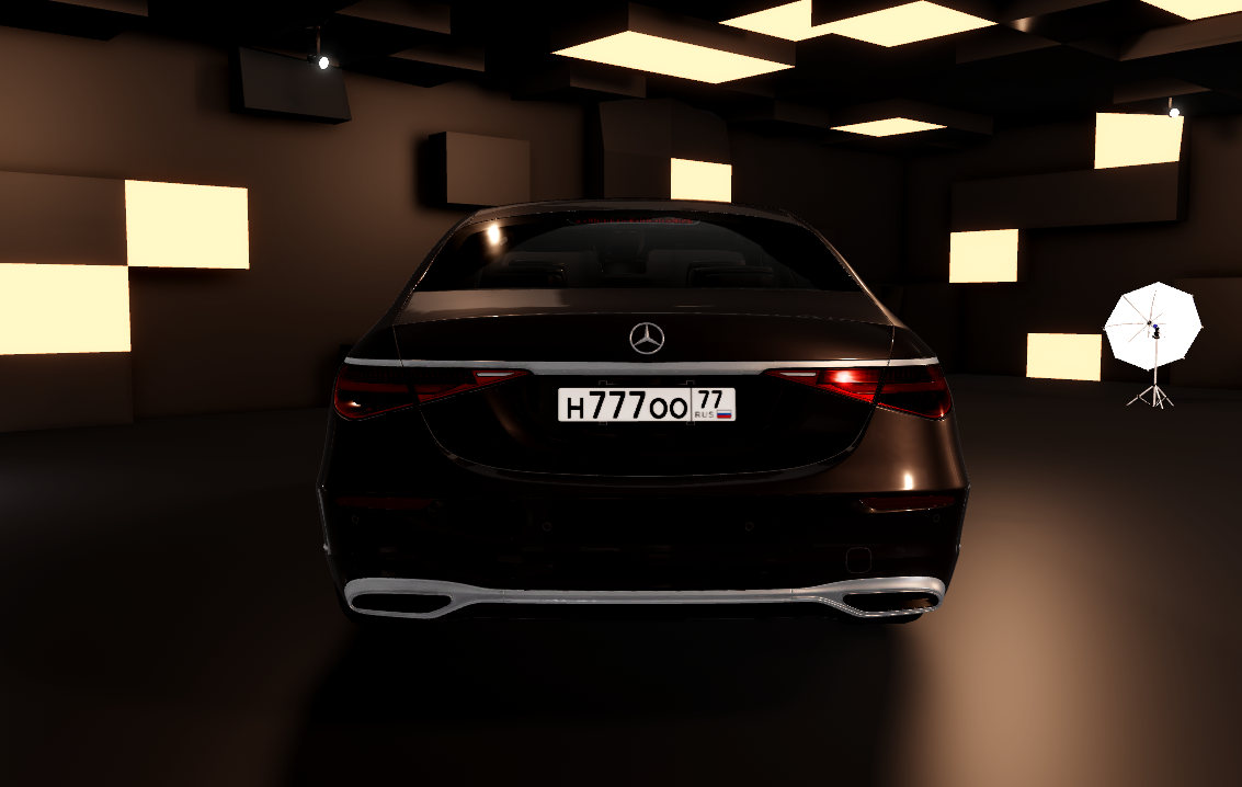 Mercedes Benz S Class detailed car Roblox