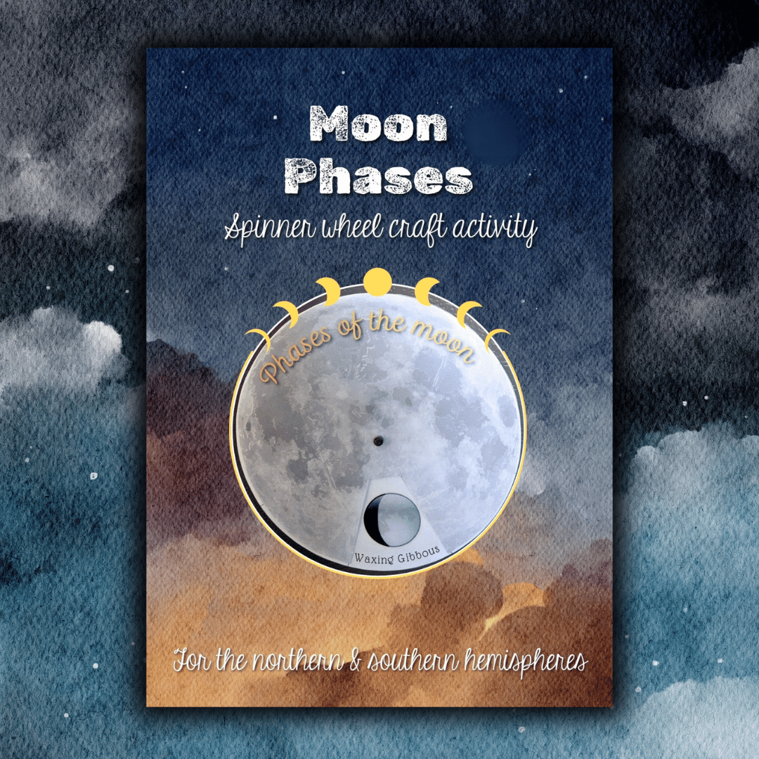 Moon phases fun printable craft for kids | Dartmoor Kin