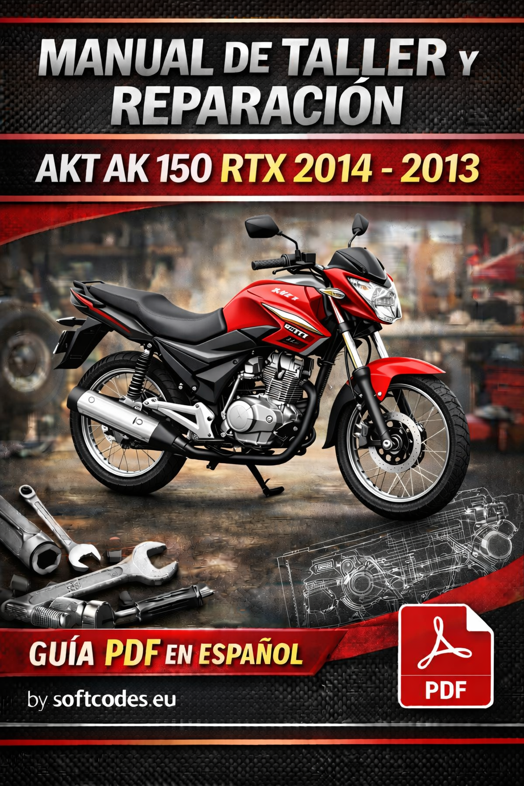 AKT AK 150 RTX 2013–2014 Workshop Repair Manual PDF