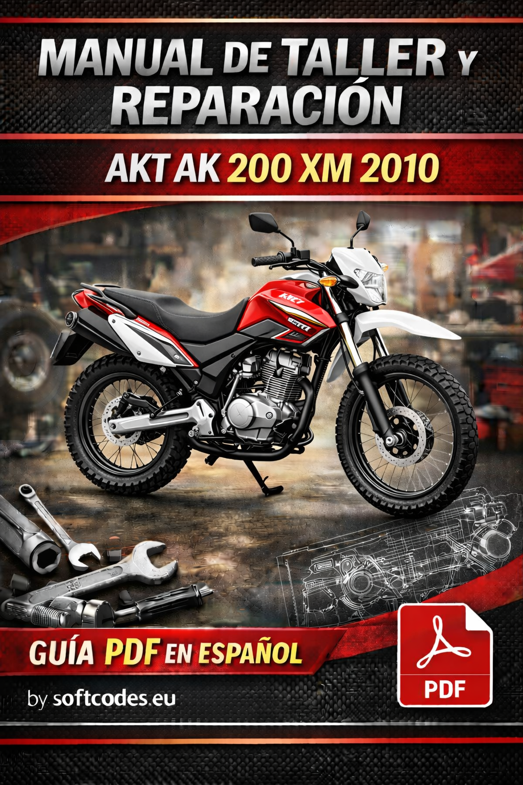 AKT AK 200 XM 2010 Workshop Repair Manual PDF