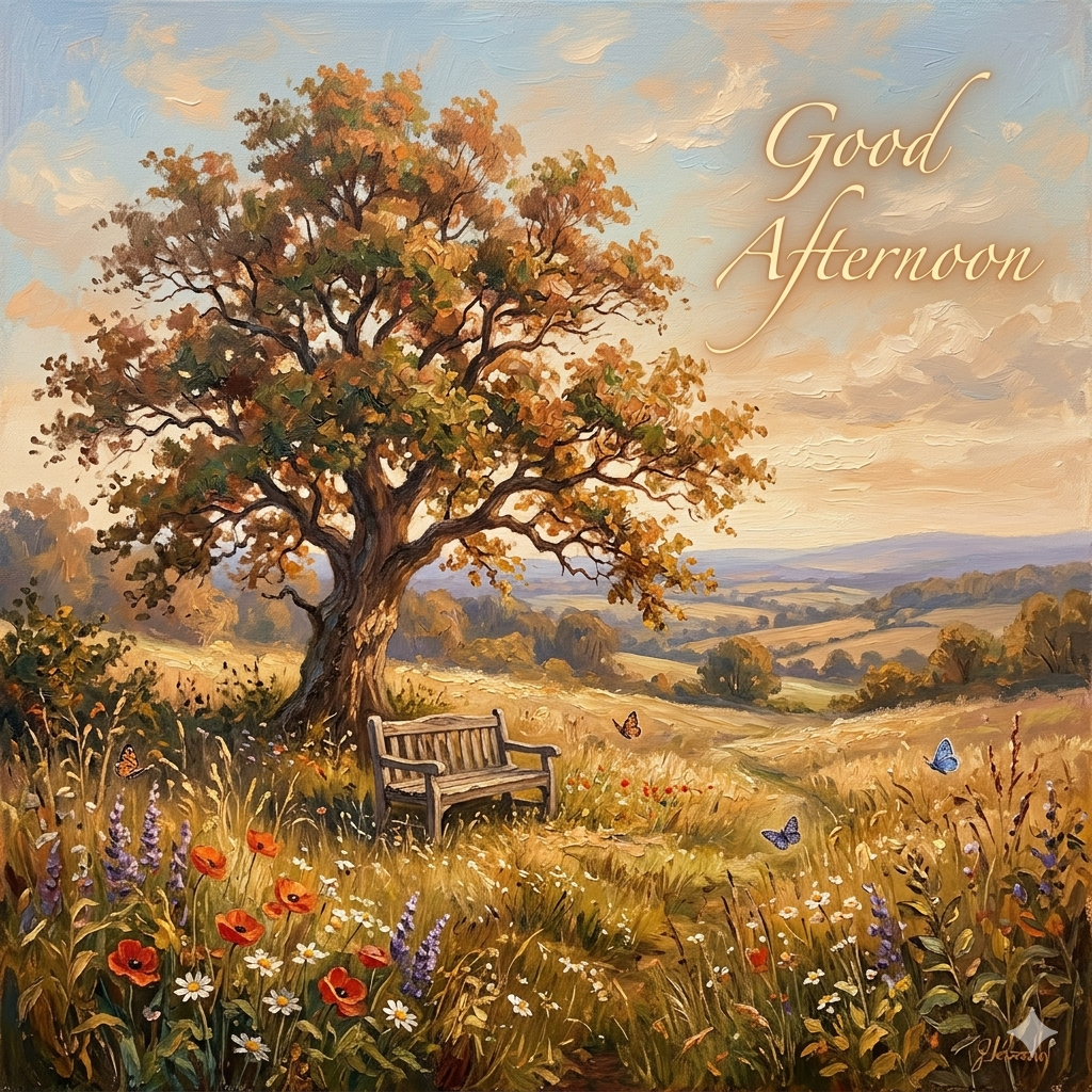 A serene good afternoon countryside scene - Payhip
