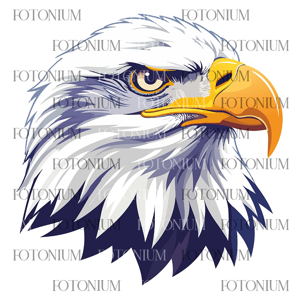 Patriotic Bald Eagle Vector Bundle – American Eagle Wings & Head USA Flag Style T-Shirt Designs