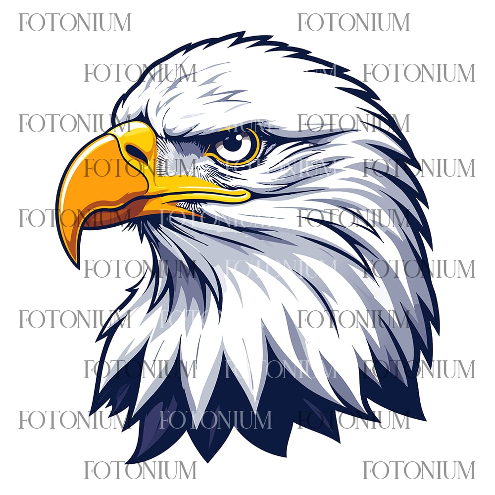 Patriotic Bald Eagle Vector Bundle – American Eagle Wings & Head USA Flag Style T-Shirt Designs