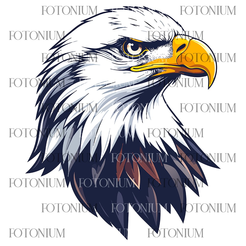 Patriotic Bald Eagle Vector Bundle – American Eagle Wings & Head USA Flag Style T-Shirt Designs
